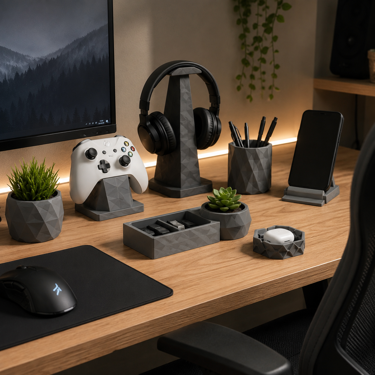 Desk setups