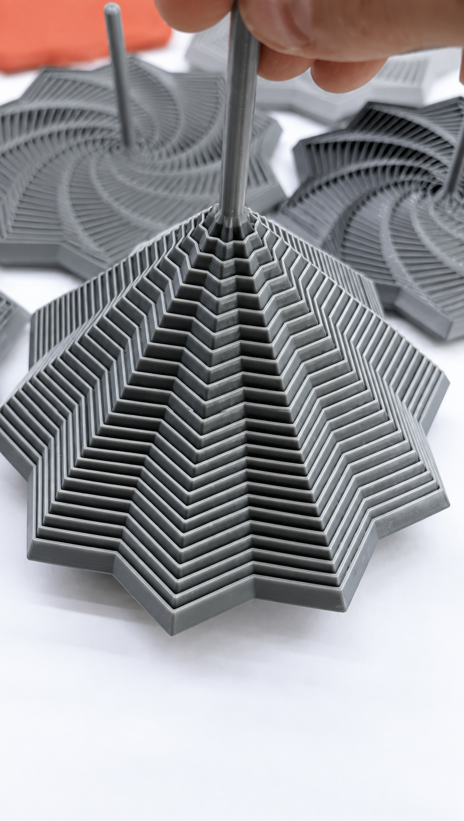 Nested Kinetic Star Pyramid Fidget - Image 2